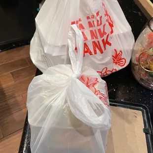 the takeaway food was well prepared
