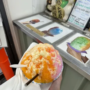 Shaved ice kid size!