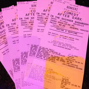 Thanks for the show tickets Moger!