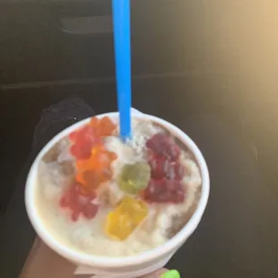 Coke float + extra gummies