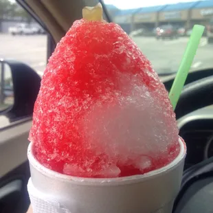 Miami Vice (strawberry + pina colada)