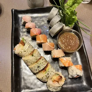 Crazy roll, Rainbow Roll, Shojin Roll