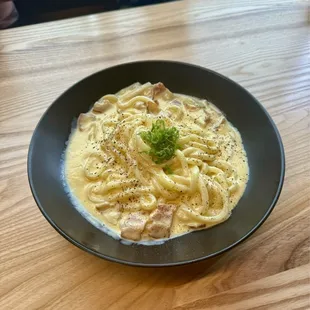 Udon Carbonara