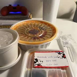 spicy short rib soup with side dishes