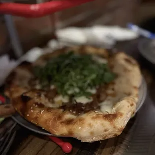 Caramelized onion pizza