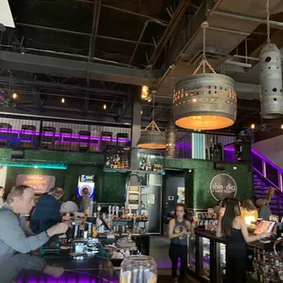 Bar area