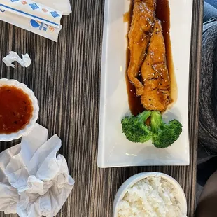 Teriyaki salmon