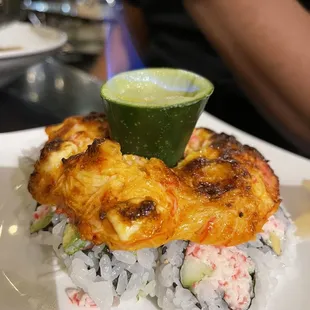 Shin Volcano roll that was $18... too pricey.