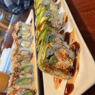King of Kings roll and Kryptonite Roll