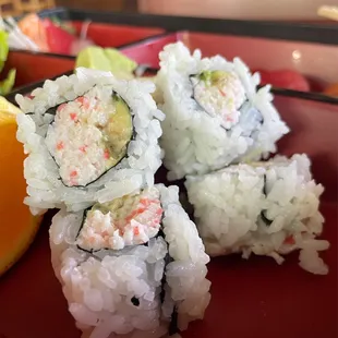 Sushi Sashimi Bento Lunch $13.50