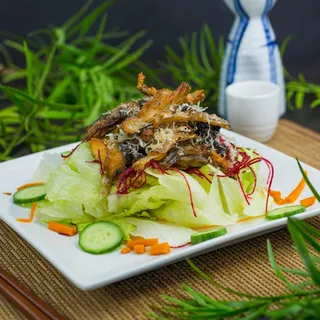Salmon Skin Salad