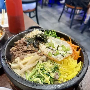 1. Hot Stone Bibimbap Bowl