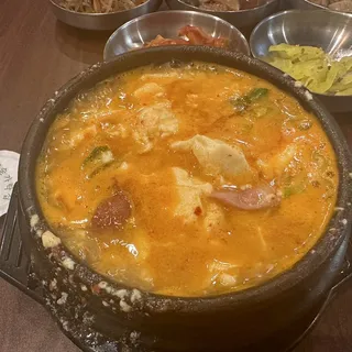 9. Ham and Sausage Tofu Soup