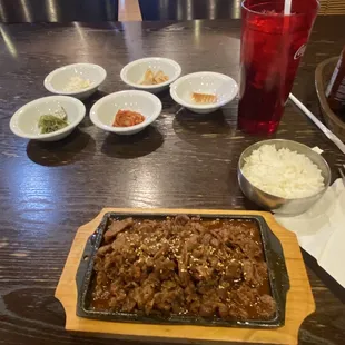 Spicy beef bulgogi