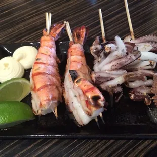 Shrimp and Squid Legs, My Favorite! Man, I missed this place :)