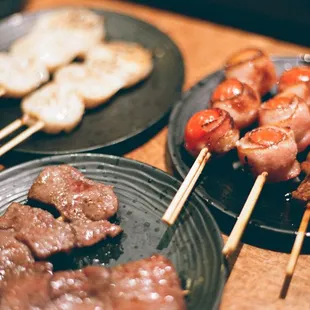 Different types of skewers