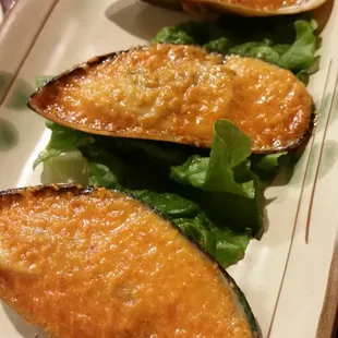 Baked muscles.