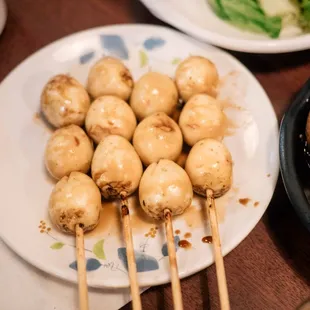 Bacon Wrapped Quail Eggs