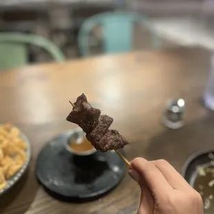 Kobe Beef Steak w/ Sliced Garlic