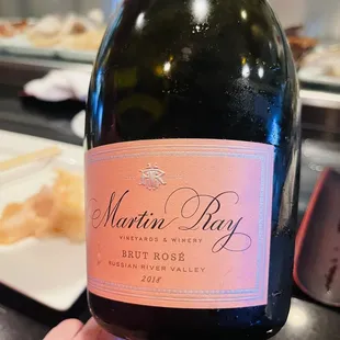 Sparkling wine by Martin Ray