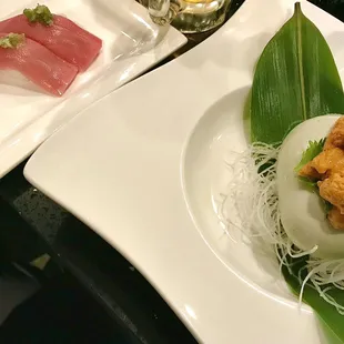 Tuna and uni