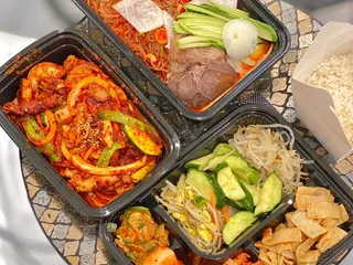 Wooden Charcoal Korean Village Barbecue House