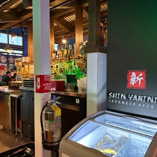 the inside of the restaurant