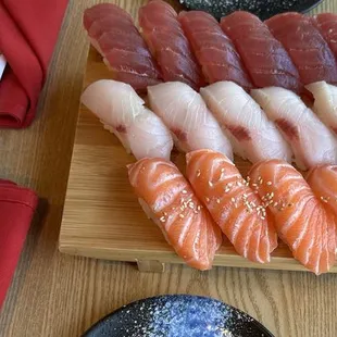sashimi, sushi and sashimi, food, sushi