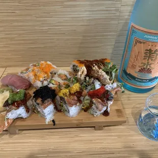 food, sushi and sashimi