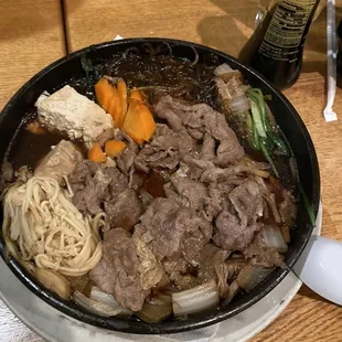 Beef Sukiyaki. The perfect meal on a cold night
