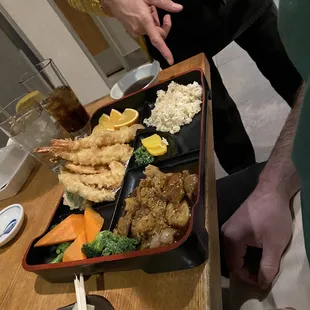 Chicken teriyaki bento box