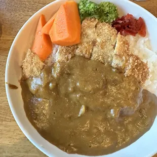 Chicken katsu curry
