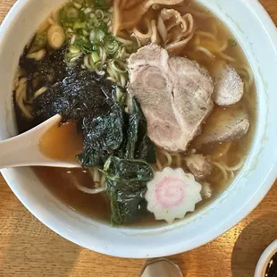 Shoyu ramen or shio ramen