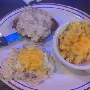 By far the smallest Chicken fried steak I have ever eaten...and for the price not worth it