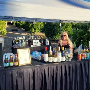 Kelsey setting up for a night to remember