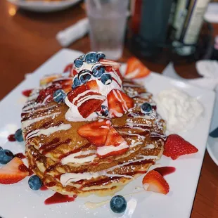 Berry bliss pancakes