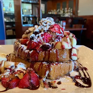 Banana split French toast