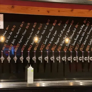 Lots of beer selections