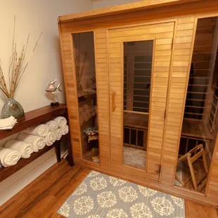 Detox with our INFRARED SAUNA