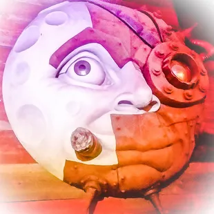 Cool decs in this fun bar