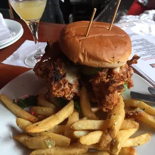 Spicy buttermilk fried chicken without hot sauce