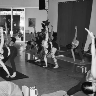Hot yoga flow