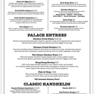 2023 Menu