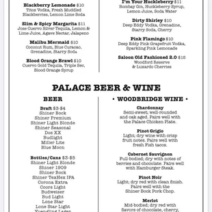 2023 Drink Menu