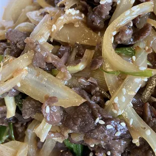 Beef bulgogi