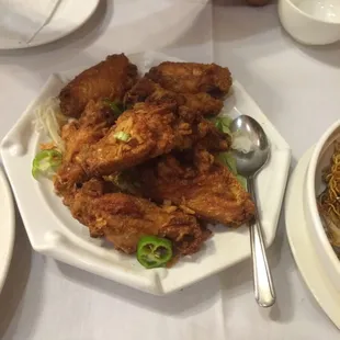 Salt Baked Fried Chicken Wings