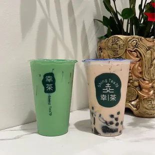 Mung Bean Drink and 3Q Milk Tea