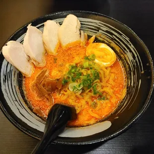 Tom yum chicken ramen.