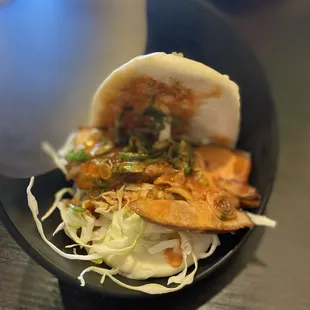Inside Pork Hirata Bun