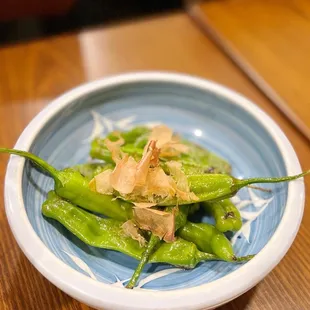 Shishito peppers